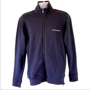 Burberry knit jacket. Burberry sweater jacket Sz L Nova Plaid trim 💐Host Pick💐